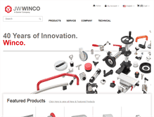 Tablet Screenshot of jwwinco.com